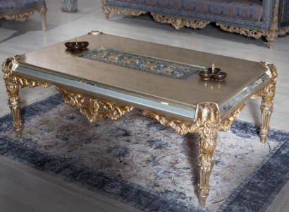 Classic coffee table, side table, wood living room table, furniture wood tables